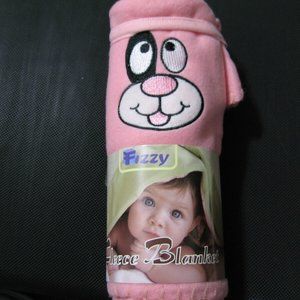 New fizzy fleece baby blanket, 30x40"